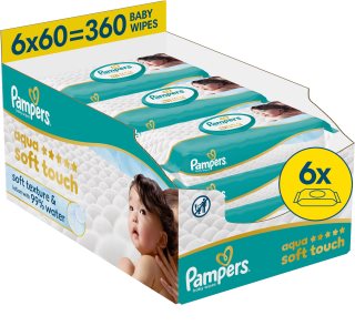 Pampers Aqua Soft Touch Servetele umede pentru copii