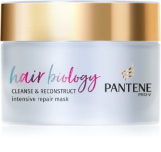 Pantene Hair Biology Cleanse & Reconstruct Maske für die Haare für beschädigtes Haar