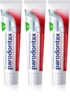 Parodontax Whitening bleichende Zahnpasta gegen Zahnfleischbluten