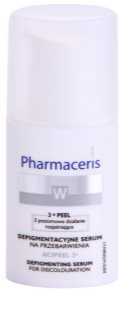 Pharmaceris W-Whitening Acipeel 3x zesvětlující korekční sérum proti pigmentovým skvrnám s vitaminem C