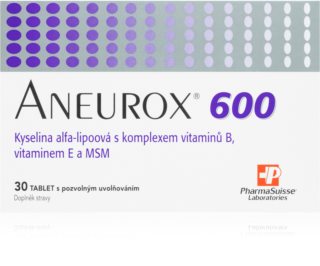 PharmaSuisse ANEUROX 600 výživový doplnok pre normálnu činnosť nervovej sústavy