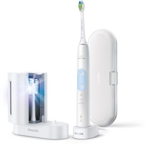 Philips Sonicare ProtectiveClean Gum Health White HX6859/68 Електрическа четка за зъби с UV дезинфектант