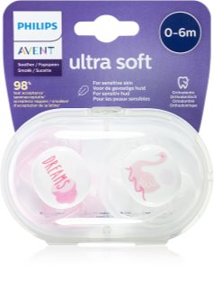 Philips Avent Soother Ultra Soft 0 - 6 m sut