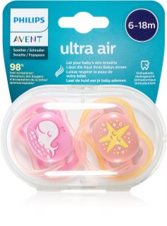 Philips Avent Soother Ultra Air 6-18 m knupis