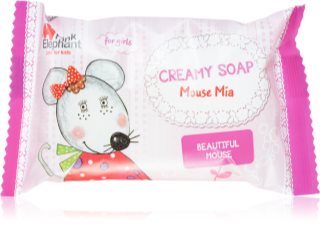 Pink Elephant Girls jabón con textura de crema para niños