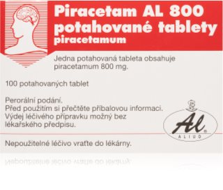 Piracetam AL Piracetam AL  800MG potahované tablety