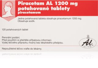 Piracetam AL Piracetam AL 1200mg potahované tablety