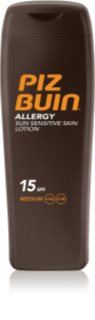 Piz Buin Allergy leite bronzeador SPF 15