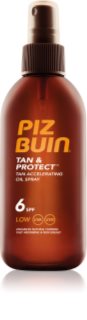 Piz Buin Tan & Protect óleo protetor para acelerar o bronzeado SPF 6
