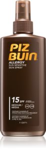 Piz Buin Allergy захисний спрей для засмаги SPF 15