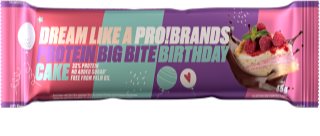 PRO!BRANDS Protein Big Bite Birthday Cake proteinová tyčinka