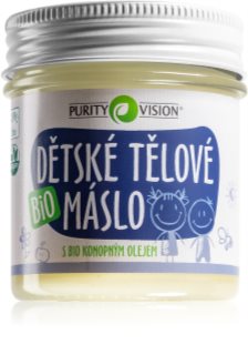 Purity Vision Dětské tělové máslo máslo s konopným olejem