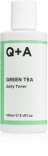 Q+A Green Tea tisztító arc tonik zöld teával