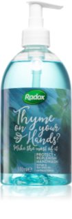 Radox Thyme on your hands? jabón líquido con ingrediente antibacteriano
