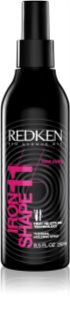 Redken Heat Styling Iron Shape 11 hővédő spray hajsütővassal és hajvasalóval kezelt hajra