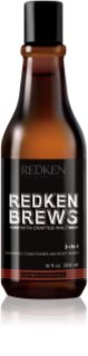 Redken Brews 3 в 1 шампунь, кондиціонер та гель для душу