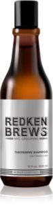 Redken Brews shampoing densifiant pour cheveux fins