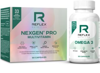 Reflex Nutrition Nexgen® PRO + Omega 3 podpora správneho fungovania organizmu