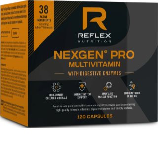 Reflex Nutrition Nexgen® Multivitamin PRO with Digestive Enzymes komplexní multivitamín s trávicími enzymy