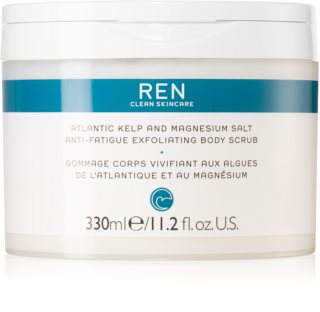 REN Atlantic Kelp And Magnesium Salt Anti-Fatigue Exfoliating Body Scrub energizující tělový peeling s hydratačním účinkem