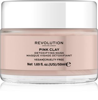 Revolution Skincare Pink Clay αποτοξινωτική μάσκα προσώπου