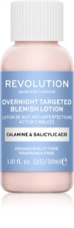 Revolution Skincare Blemish Calamine & Salicylic Acid локална грижа против акне за нощ