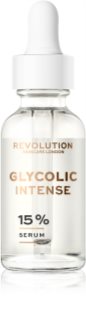 Revolution Skincare Glycolic Acid 15% Intense интензивен серум за освежаване и хидратация