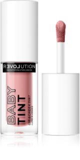 Revolution Relove Baby Tint flüssiges Rouge und Lipgloss