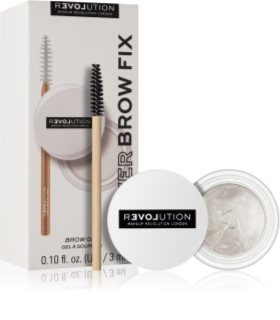 Revolution Relove Power Brow szemöldökzselé ecsettel árnyalat Clear 3 ml