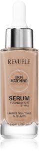 Revuele Serum Foundation [+HA] hydratačný make-up pre zjednotenie farebného tónu pleti