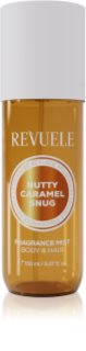 Revuele Nutty Caramel Snug Fragrance Mist parfüümisprei kehale ja juustele naistele 150 ml