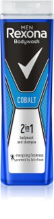 Rexona Cobalt gel za prhanje in šampon 2v1