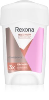 Rexona Maximum Protection Confidence antitranspirante en crema contra el exceso de sudor