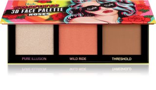Rude Cosmetics NoFilter 3D Face Palette paleta para contorno de rosto