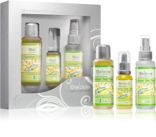 Saloos 3 Steps To Beauty Lemon Tea Tree Gavesæt  (til problemhud og fedtet hud)