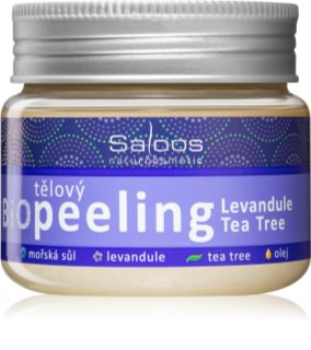 Saloos Bio Peeling scrub corpo lavanda e albero del the