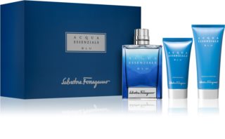 Salvatore Ferragamo Acqua Essenziale Blu Gift Set for Men