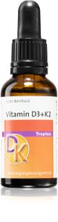 Sanct Bernhard Witamina D3 + K2 krople suplement diety dla prawidłowego funkcjonowania układu odpornościowego, stanu kości i pracy mięśni