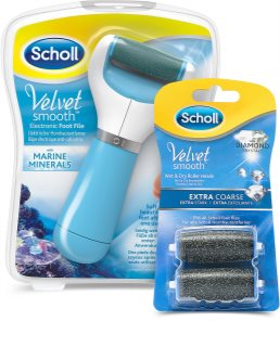 Scholl Expert Care Electronic Foot File + 2 Replacement Heads