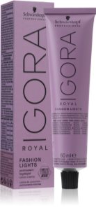 Schwarzkopf Professional IGORA Royal Fashion Lights coloration cheveux pour cheveux méchés