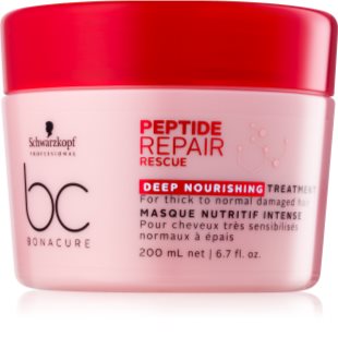 Schwarzkopf Professional BC Bonacure Peptide Repair Rescue máscara para cabelo seco a danificado