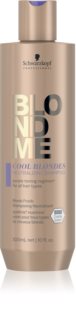 Schwarzkopf Professional Blondme Cool Blondes Brassy Tones Neutralizing Shampoo For Blondes And Highlighted Hair