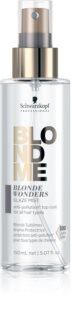 Schwarzkopf Professional Blondme Blonde Wonders Reparerande glans-mist För blont och slingat hår