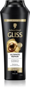 Schwarzkopf Gliss Ultimate Repair Energigivande schampo för torrt och skadat hår