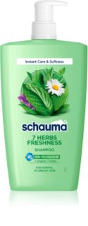 Schwarzkopf Schauma 7 Herbs Freshness Šampūns ar augu ekstraktiem normāliem un taukainiem matiem