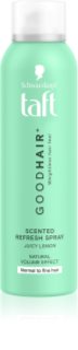 Schwarzkopf Taft Good Hair erfrischendes Spray für feines bis normales Haar Duft Juicy Lemon 150 ml