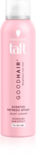 Schwarzkopf Taft Good Hair erfrischendes Spray für trockenes Haar Duft Velvet Jasmine 150 ml