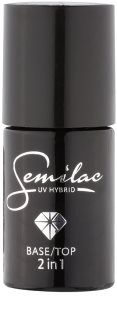 Semilac Paris UV Hybrid Base Unter- und Überlack für Gelnägel 2 in 1