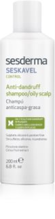 Sesderma Seskavel Control champô anticaspa para o couro cabeludo oleoso