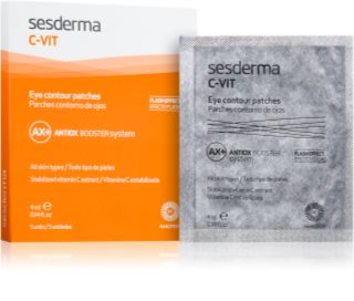 Sesderma C-Vit AX+ оздоравливающие пластыри для придания сияния усталой коже вокруг глаз